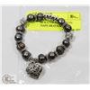 Image 1 : #79-FRESH WATER PEARL WITH HEART SHAPE BRACELET