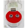 Image 1 : #92-NATURAL AMETHYST STUD EARRINGS