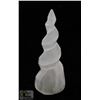 Image 1 : #102-SELENITE UNICORN HORN HEALING CRYSTAL QUARTZ