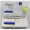 Image 1 : 12 BARS OF DOVE WHITE BEAUTY SOAP.