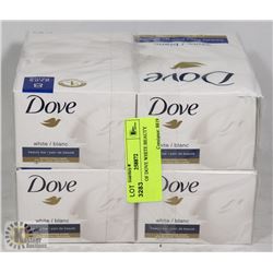 16 BARS OF DOVE WHITE BEAUTY SOAP.