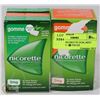 Image 1 : LOT OF NICORETTE GUM, MINT AND FRUIT, ASSORTED