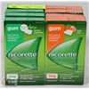 Image 1 : 8 PACKS OF NICORETTE GUM, 30 PER PACK. 2MG.