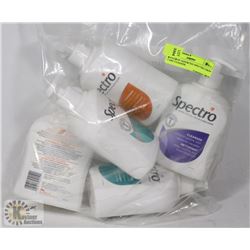 BAG OF ASSORTED SPECTRO SKIN CARE CLEANER.