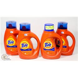 LOT OF 4 TIDE 1.09L LAUNDRY DETERGENT.