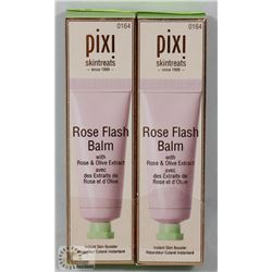 LOT OF 2 PIXI ROSE FLASH BALM