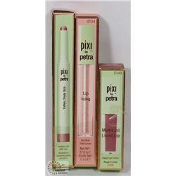 LOT OF 3 PIXI LIPSTICKS
