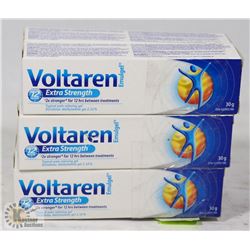 LOT OF 6 30G BOTTLES OF VOLTAREN EXTRA STRENGTH