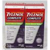 Image 1 : TWO BOTTLES OF TYLENOL COMPLETE COUGH COLD & FLU
