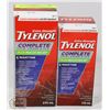 Image 1 : LOT OF 2 TYLENOL EXTRA STRENGTH NIGHTTIME COLD/FLU