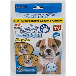 NEW! 2-IN-1 RETRACTABLE LEASH & COLLAR!