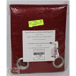 2 PACK BLACK OUT PANEL WITH METAL GROMMETS