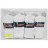 Image 1 : PACKAGE OF 12 WHITE/GREY WINNER MENS SIZE 10-13