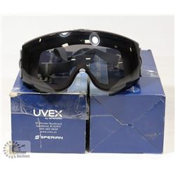 LOT OF TWO UVEX SAFETY GOGGLES
