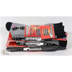 3PK LADIES HEAT WAVE SOCKS