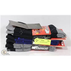 3PK MENS HEAT WAVE SOCKS