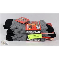 3PK MENS HEAT WAVE SOCKS