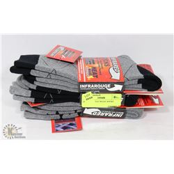 3PK MENS HEAT WAVE SOCKS