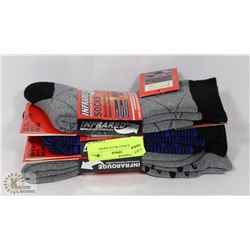 3PK MENS HEAT WAVE SOCKS