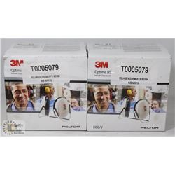 TWO BOXES OF 3M EARMUFFS