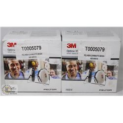 TWO BOXES OF 3M EARMUFFS