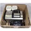 Image 1 : CANNISTER SET, STAINLESS STEEL COFFEE POT,