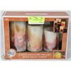 Image 1 : 3PK PILLAR CANDLES W/ TIMER