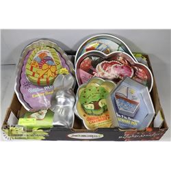 LARGE TRAY OF NEW PARTY CAKE PANS