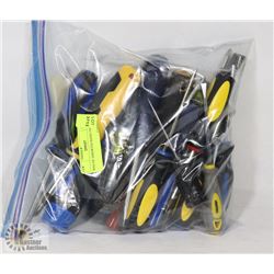 BAG OF ASSORTED HAND TOOLS