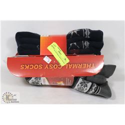 2PK MEN'S COZYHEAT WAVE SOCKS