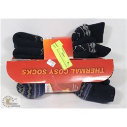 2PK MEN'S COZYHEAT WAVE SOCKS