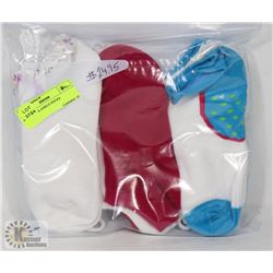 9PK LADIES ANKLE SOCKS