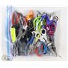 Image 1 : BAG OF ASSORTED SCISSORS.