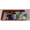 Image 1 : LOT OF DOG SUPPLIES INCL 3 HARNESS, 3 LED COLLARS,