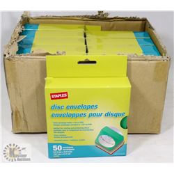 BOX OF DISC ENVELOPES