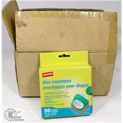 BOX OF DISC ENVELOPES