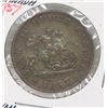 Image 1 : 1857 BANK OF UPPER CANADA HALF PENNY COIN.