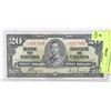 Image 1 : 1937 CANADIAN $20.00 BILL.