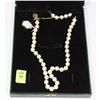 Image 1 : NEW ARTIFICIAL PEARL 18" NECKLACE