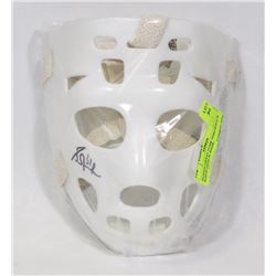 SIGNED GRANT FUHR THROWBACK WHITE GOALIE MASK
