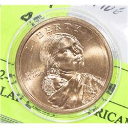 2012-D NATIVE AMERICAN ENCASED DOLLAR COIN