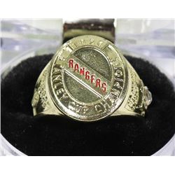 NHL NEW YORK RANGERS REPLICA RING.