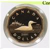 Image 1 : GEM PROOF 2001 CANADIAN QEII LOONIE