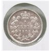 Image 1 : 1901 CANADIAN QUEEN VICTORIA SILVER 5 CENT COIN