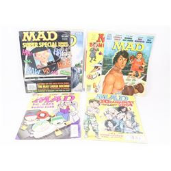 10 MAD MAGAZINES INCL SOME SPECIAL ISSUES.