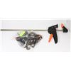 Image 1 : BAG OF CLAMPS WITH 4FT CLAMP