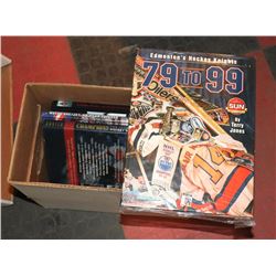 LOT OF 8 HOCKEY BOOKS INCL GRETZKY, HOWE AND