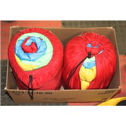 BOX WITH 2 RIVER TRAIL JUNIOR SLEEPING