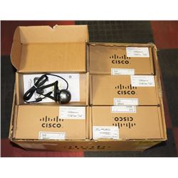 BOX OF 23 CISCO USB CAMERAS.