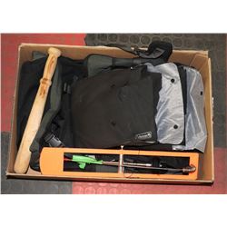 BOX W/LARGE OUTDOOR GEAR HIKER'S
